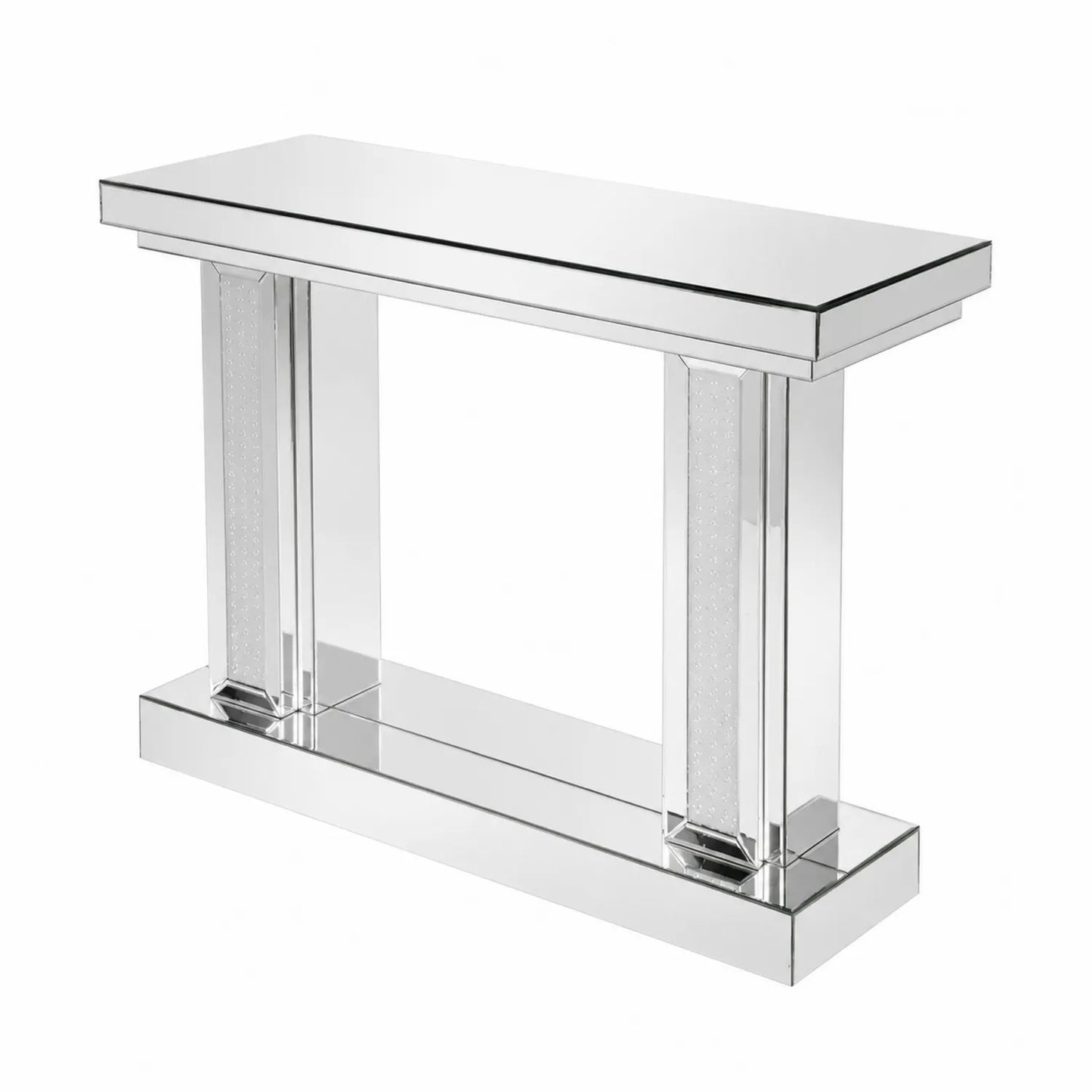 Konsolentisch Verspiegeltes Glas 8 mm Silber