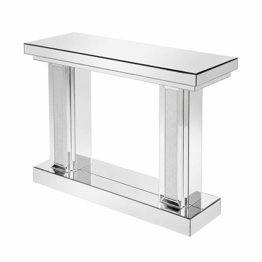 Konsolentisch Verspiegeltes Glas 8 mm Silber